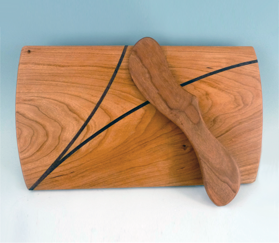Serving Board with Spreader